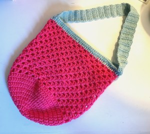 Crochet farmer's market bag