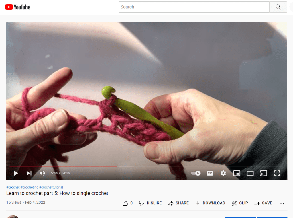 How to single crochet