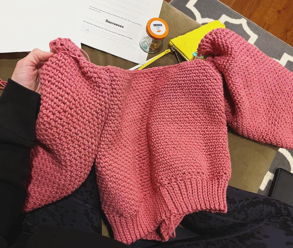 Nicki Byrnes Crochet Sweater