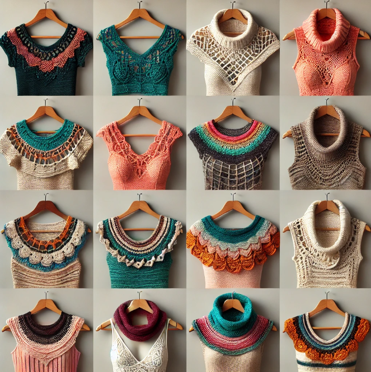 Nicki Byrnes Crochet Necklines