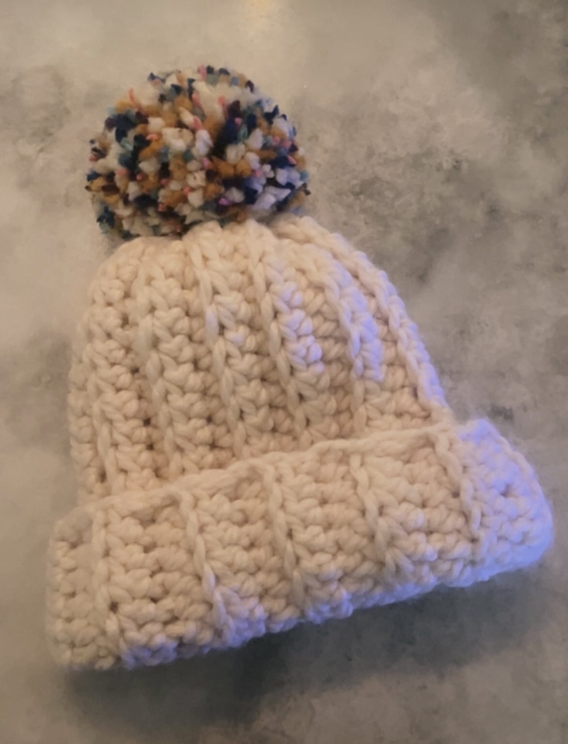 Crochet Hat with Pom Pom