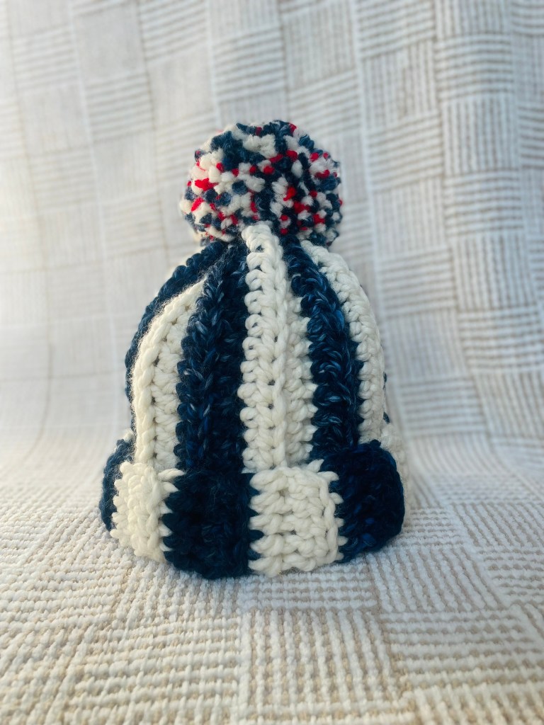 USA Olympics crochet hat