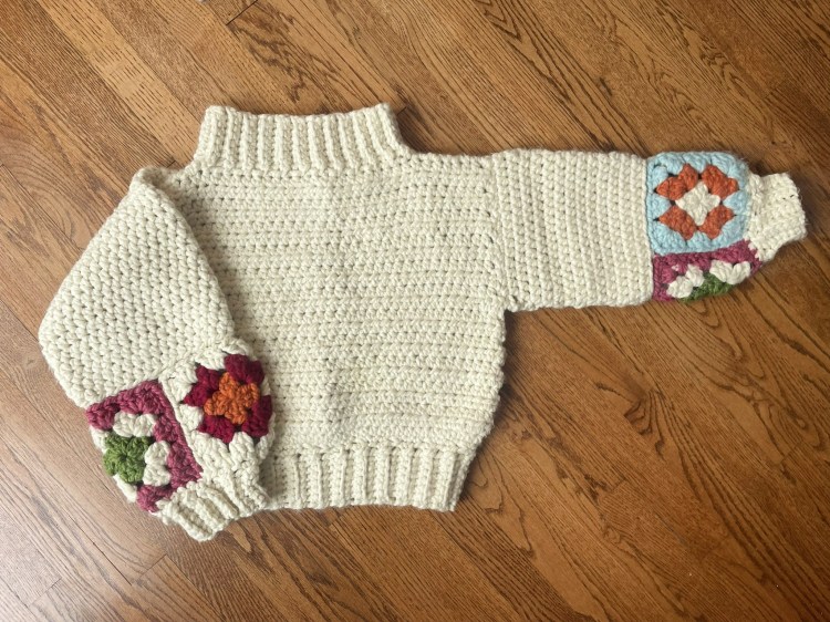 Crochet Granny Square Sweater